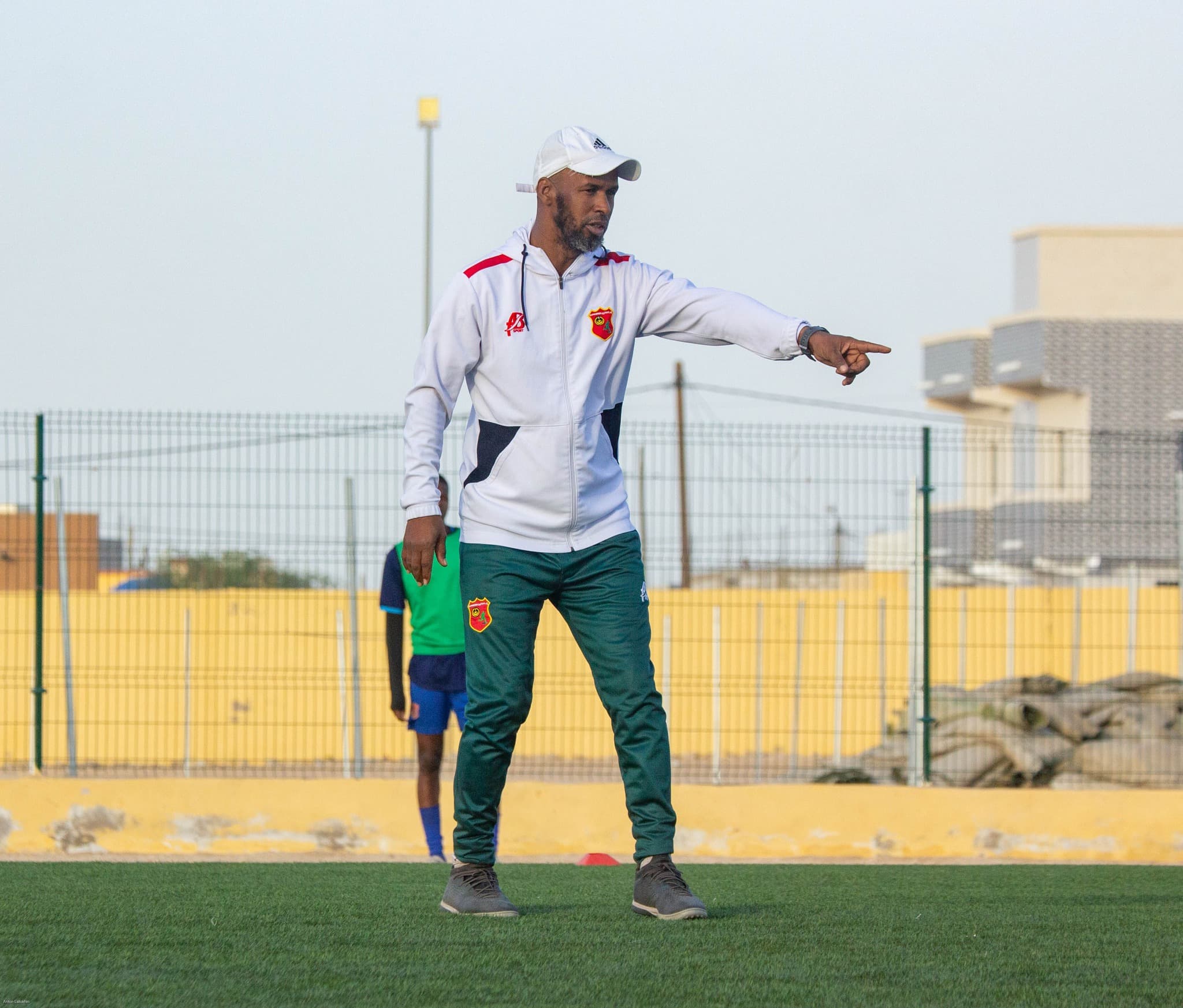 Sidi Mohamed Abdallahi lors d'un entrainement de l'ASC Pompier au stade de Riyadh (PK)